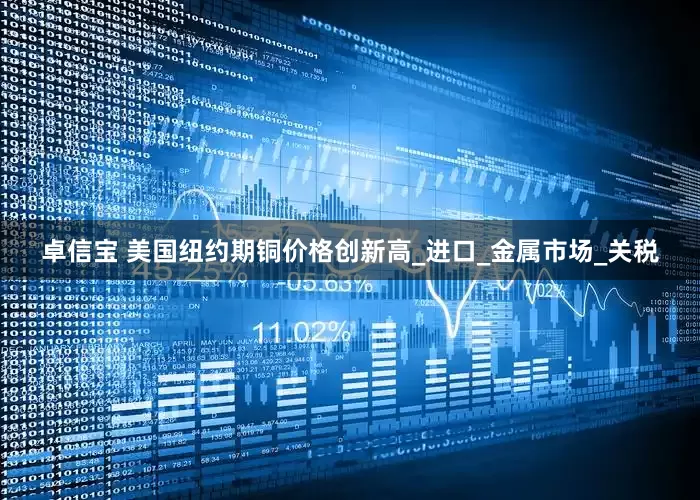 卓信宝 美国纽约期铜价格创新高_进口_金属市场_关税