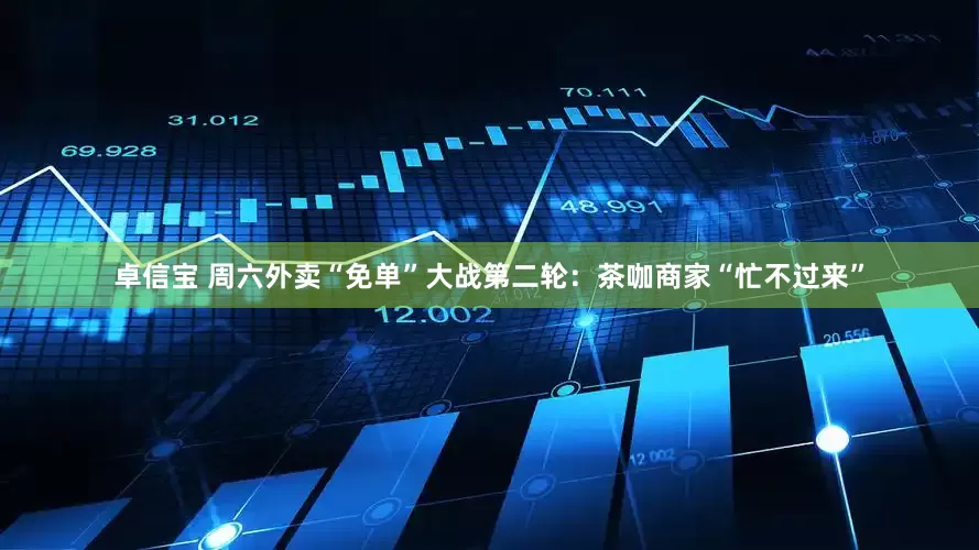 卓信宝 周六外卖“免单”大战第二轮：茶咖商家“忙不过来”