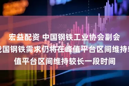 宏益配资 中国钢铁工业协会副会长王颖生：我国钢铁需求仍将在峰值平台区间维持较长一段时间